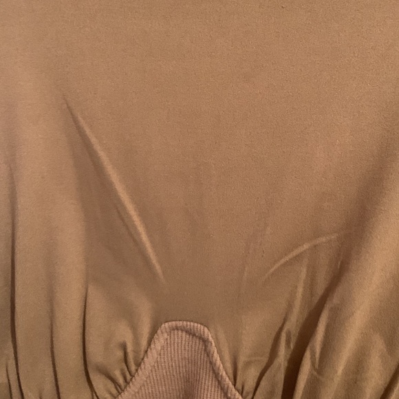 Bustier-styled, ruched long sleeve blouse - Picture 4 of 11